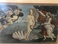Birth of Venus Botticelli Print in Frame