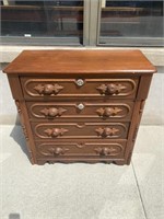 Eastlake Victorian Walnut Dresser