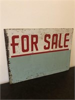 Metal For Sale Sign