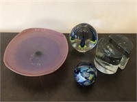 Mid Century Murano Blenko Glass Articles