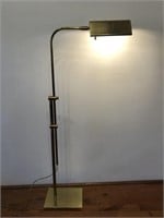 Adjustable Mid Century Brass Floor Lamp