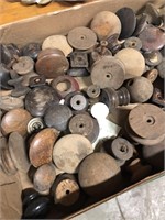 Collection Early 1900's Wood Knobs