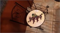 Metal Folding Decorative Chair, Wine Rack, & Angel