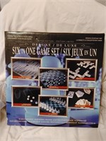6-in-1 Deluxe Glass Game Set