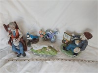 Assorted Hand Painted Figurines