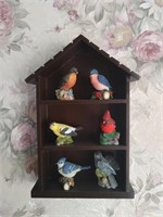 Vintage Avon Birds w Shelf
