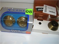 Pair of Deadbolts 3in 2 boxes