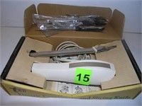 Vintage Electric Carving Knife & Misc Silverwear