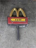 McDonald's Exit SIgn