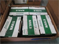 5-5 Lb boxes of nails 10d Galvanized Twist Nails