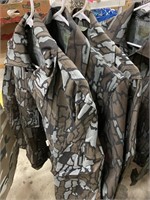 3 - NEW JUNGLE CAMO ADULT SIZE S LONG SHIRTS