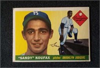 1955 Topps Sandy Koufax #123