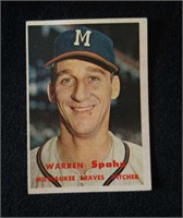 1957 Topps Warren Spahn  #90