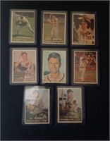 8 different 1957 Milwaukee Braves