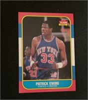 1986 Fleer Patrick Ewing Rookie Card #32