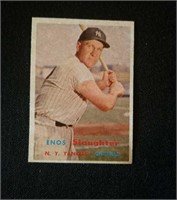 1957 Topps Enos Slaughter #215