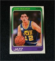 1988 Fleer John Stockton Rookie Card #115