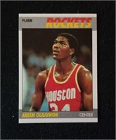 1987 Fleer Akeem Olajuwon #80