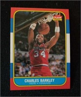 1986 Fleer Charles Barkley rookie card #7