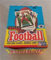 1989 Topps football wax box
