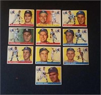 10 different 1955 New York Yankees