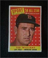 1958 Topps Ted Williams All-star #485
