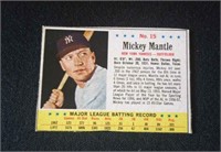 1963 Post Cereal Mickey Mantle #15