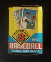 1990 Bowman Wax Box