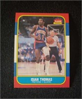 1986 Fleer Isiah Thomas Rookie Card #109