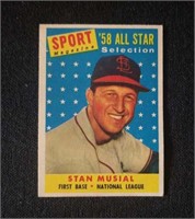 1958 Topps Stan Musial All-star #476