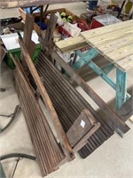 Wood Bench Back Slats Parts