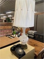 Lamp and rotary phone