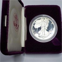 1988-S Silver Eagle Proof with OGP