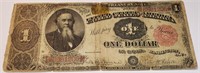 1891 $1 Treasury Note - Stanton Coin Note