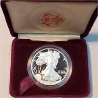 1995 Silver Eagle Proof with OGP