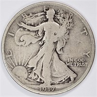 1917-D Walking Liberty - Reverse Mintmark
