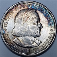 1893 Columbian Exposition Commem Half Dollar