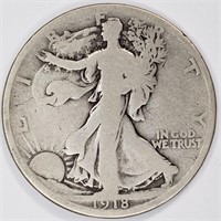 1918-D Walking Liberty Half Dollar