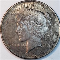 1934 Peace Dollar - High Grade Toner