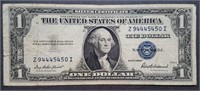 1935 Series F $1 Silver Certificate Blue Seal Note