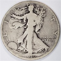 1919-D Walking Liberty Half Dollar - Even Rarer!