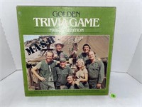 MASH 4077 TRIVIA GAME BY GOLDEN