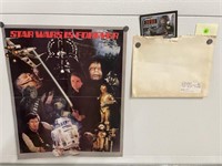 1984 DOUBLE SIDED STAR WARS RETURN OF THE JEDI