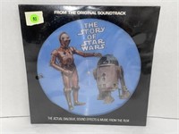 THE STORY OF STAR WARS PICTURE DISK RECORD -NIB