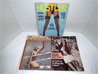 1957/1958 SUNBATHER MAGAZINES & 1983 HUSTLER -