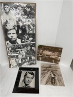 LOT OF 4 CLARK GABLE & HARRISON FORD POSTERS