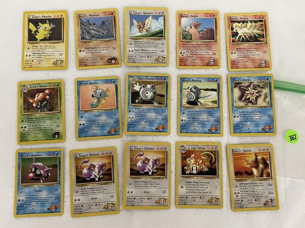 STAR WARS / POKEMAN CARDS / MOVIE POSTERS & COLLECTIBLES AUC