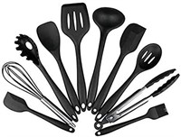 10 PIECE SILICONE KITCHEN UTENSILS