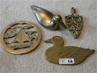 Brass Duck & Trivets