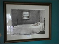 Framed Andrew Wyeth Print